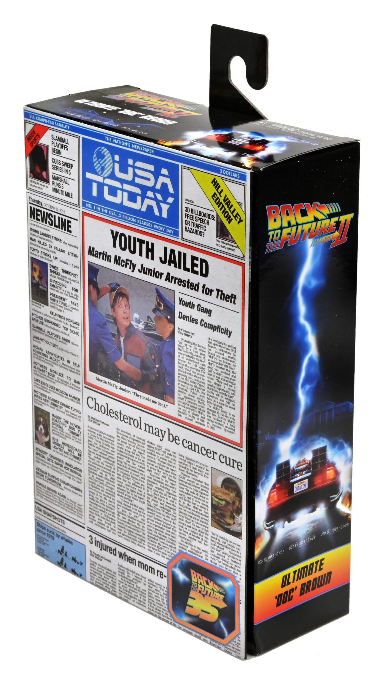 NECA Ultimate 2015 Doc Brown Action Figure from Back to the Future Part 2