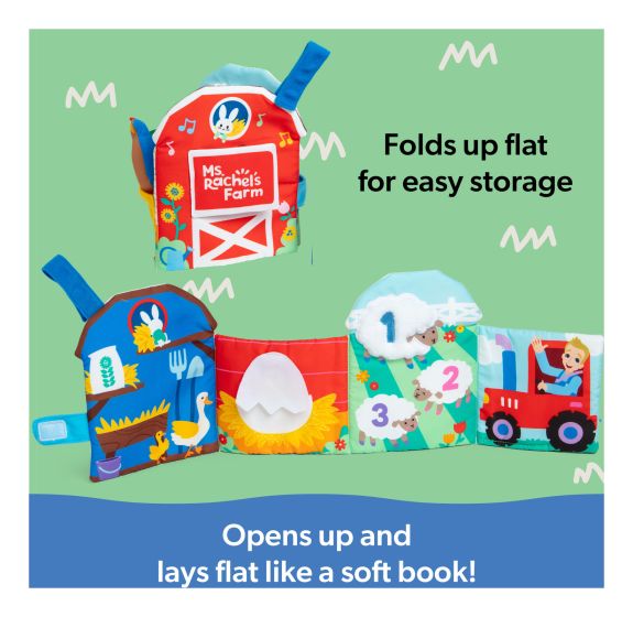 Ms Rachel's Sensory Development Farm-Themed Learning Toy for Babies