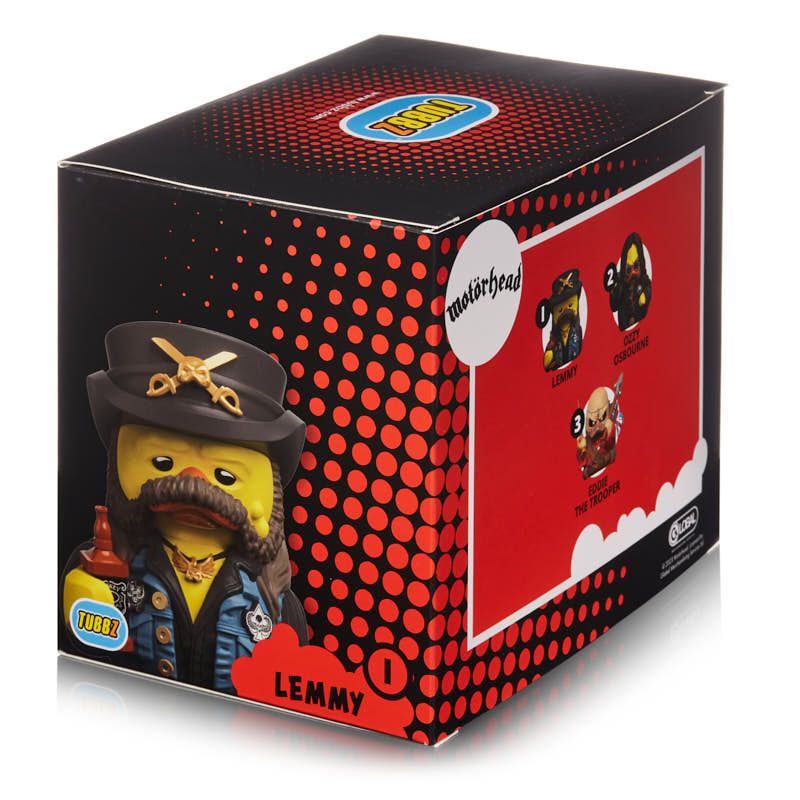 Officially Licensed Motorhead Lemmy Boxed Tubbz Collectible Duck