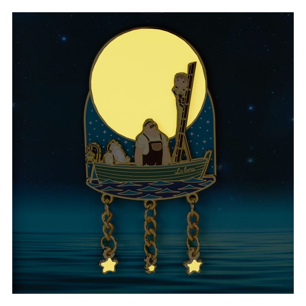 Limited Edition Disney by Loungefly La Luna Glow - in - the - Dark Metal Enamel Collectible Pins