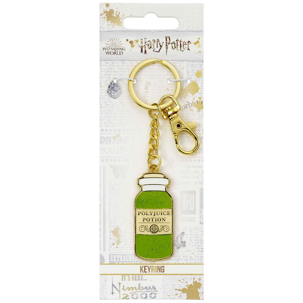 Harry Potter Polyjuice Potion Inspired Metal Charm Keyring