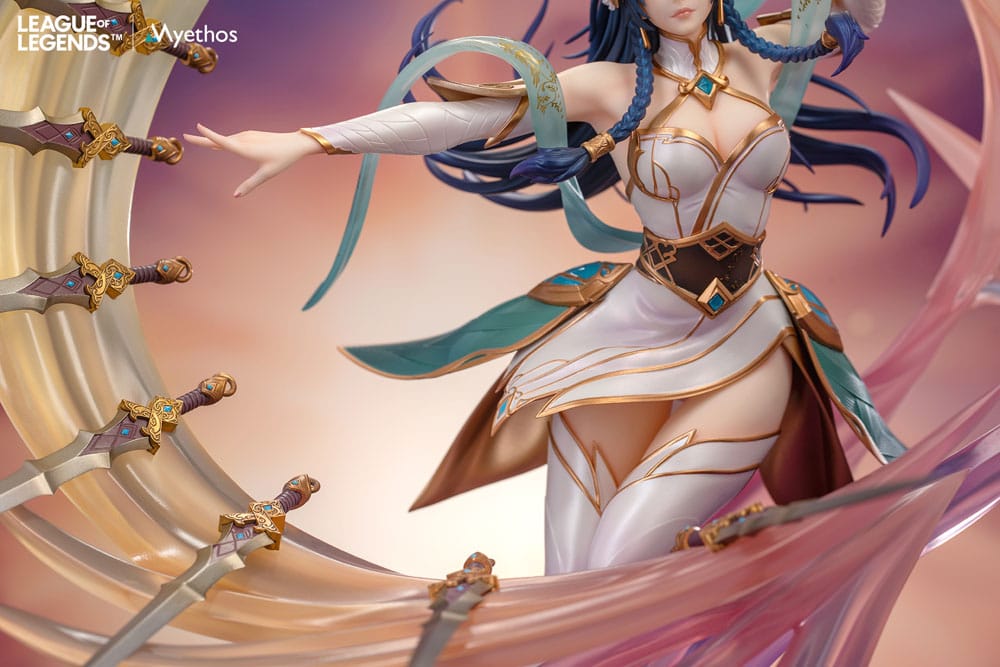 High - Quality 1/7 Scale Collectible Figure of Divine Sword Irelia from the Globally Renowned Game League of Legends