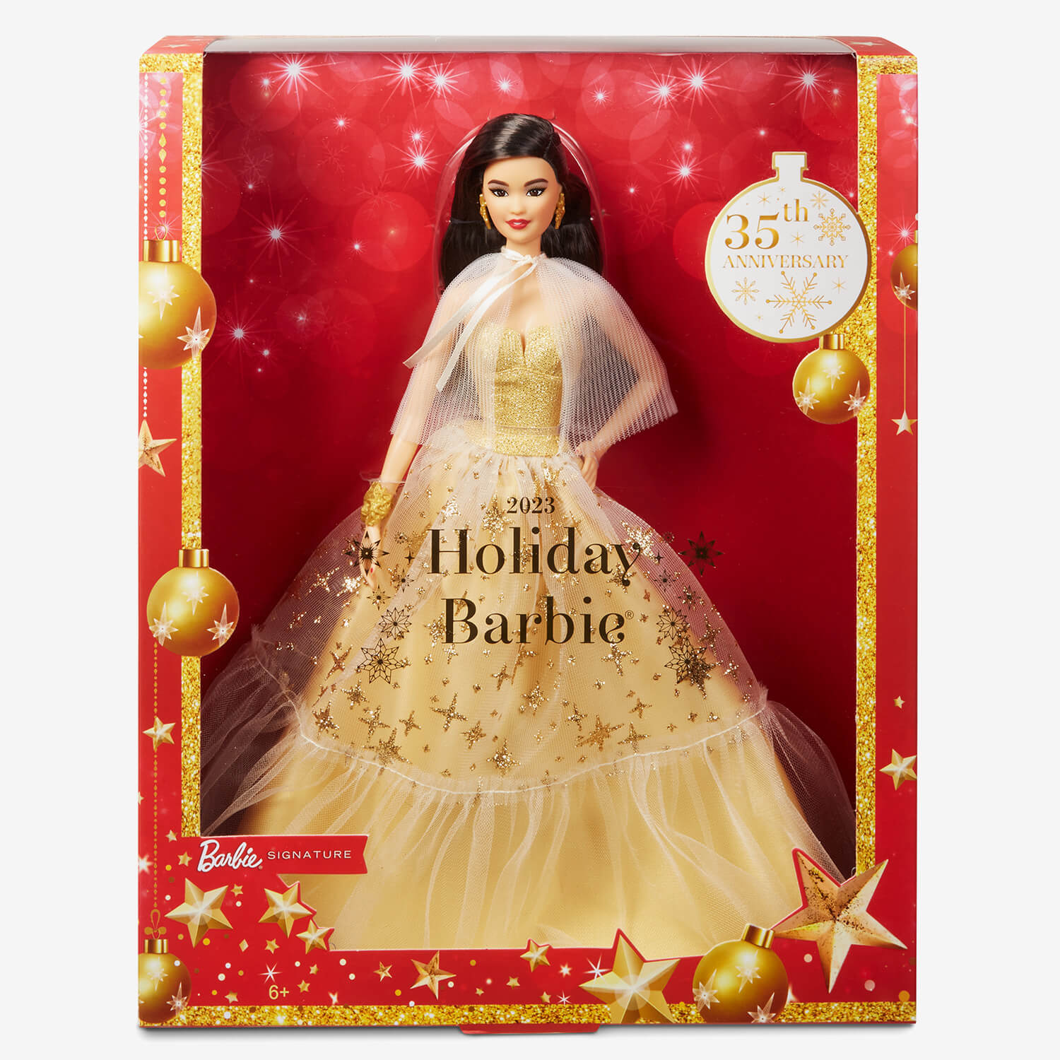 2023 Holiday 35th Anniversary Barbie Signature Doll Complete Bundle of Four