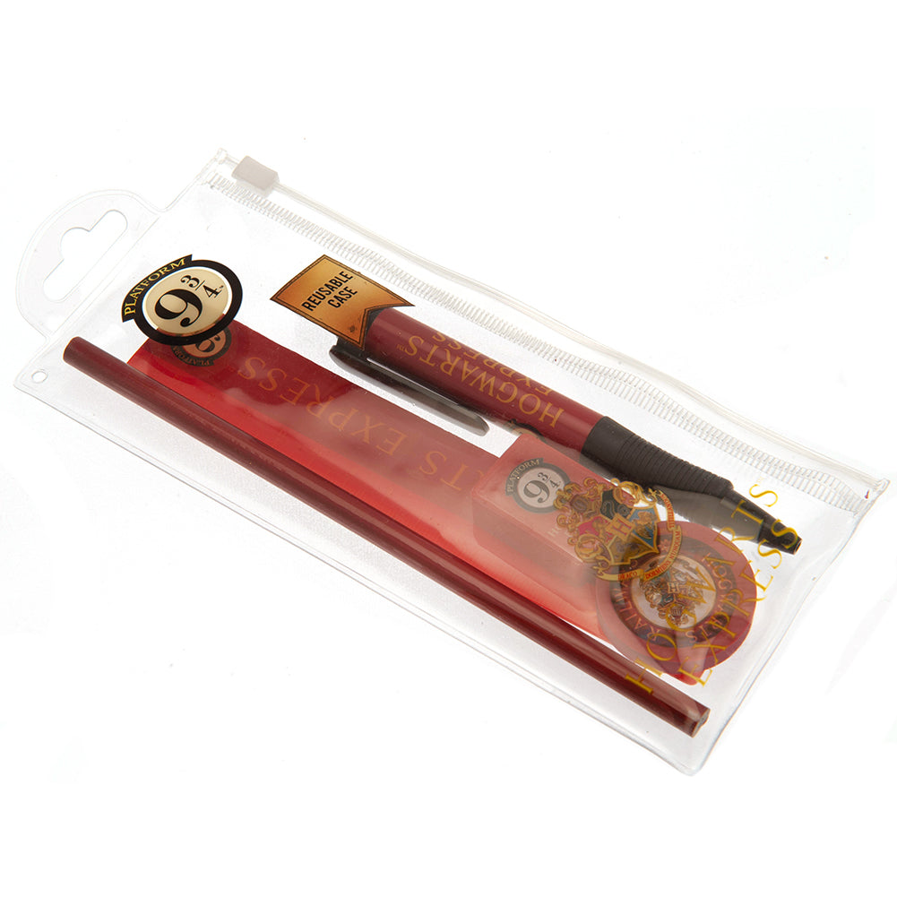 Harry Potter Themed 5-Piece School Stationery Set Inspired by Platform 9 3/4