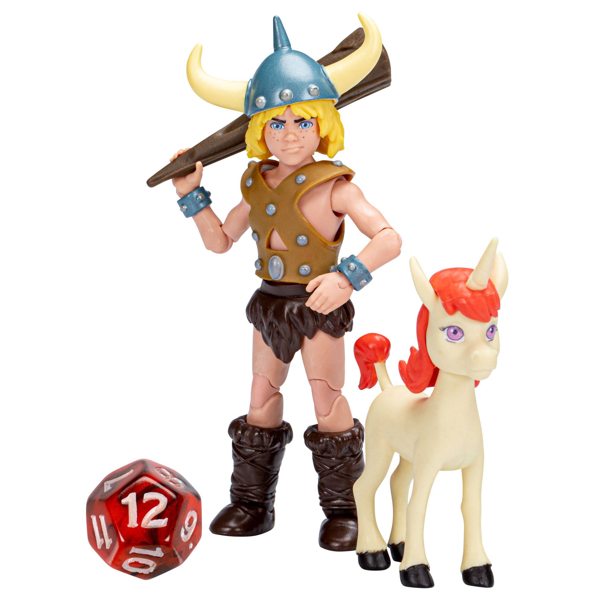 Dungeons & Dragons Cartoon Classics Collectible Bobby & Uni Action Figures Set