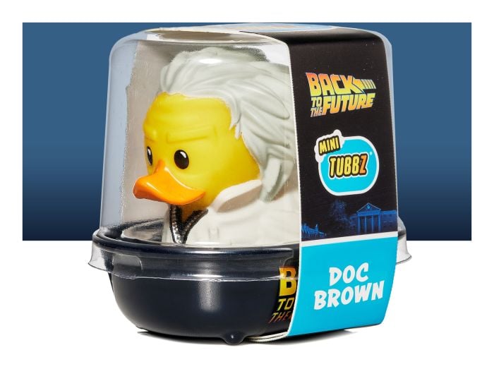 Miniature Back to the Future Tubbz - Cosplaying Duck Doc Brown Collectible