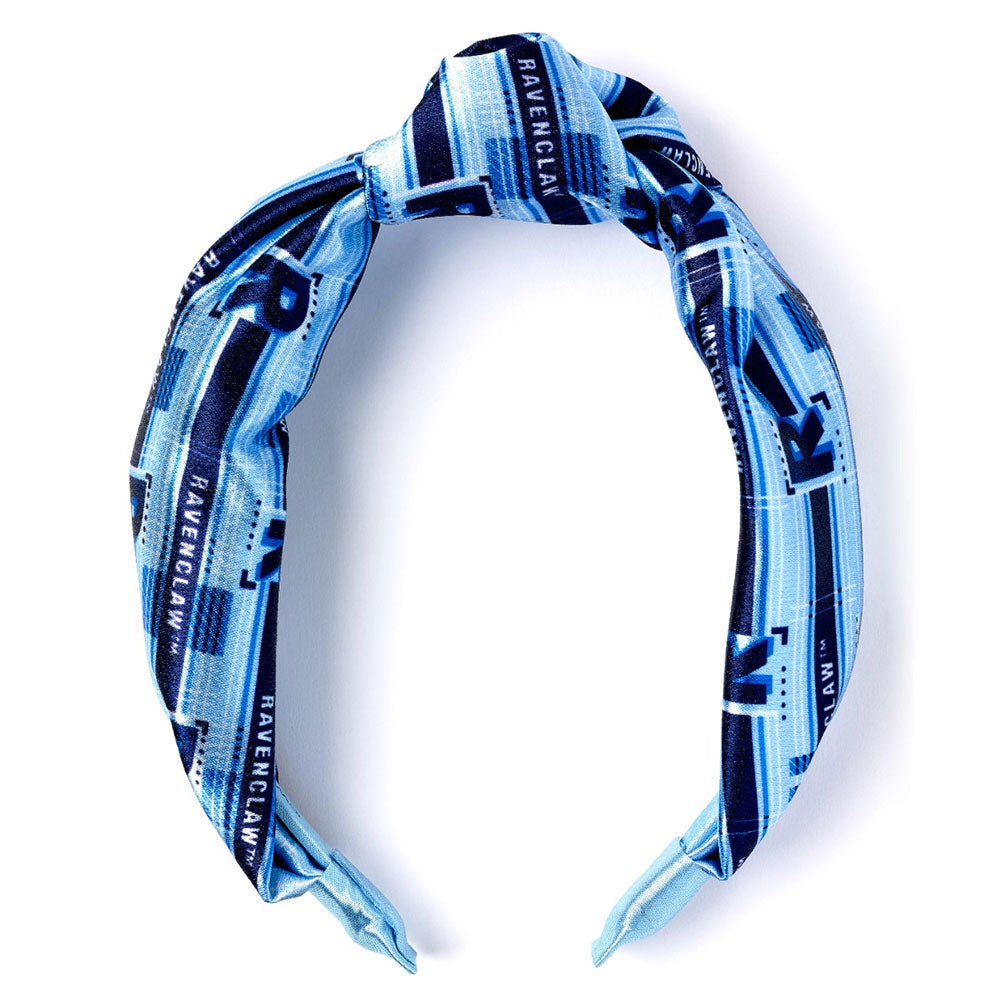Colorful Satin Knotted Ravenclaw Harry Potter Headband for All Sizes