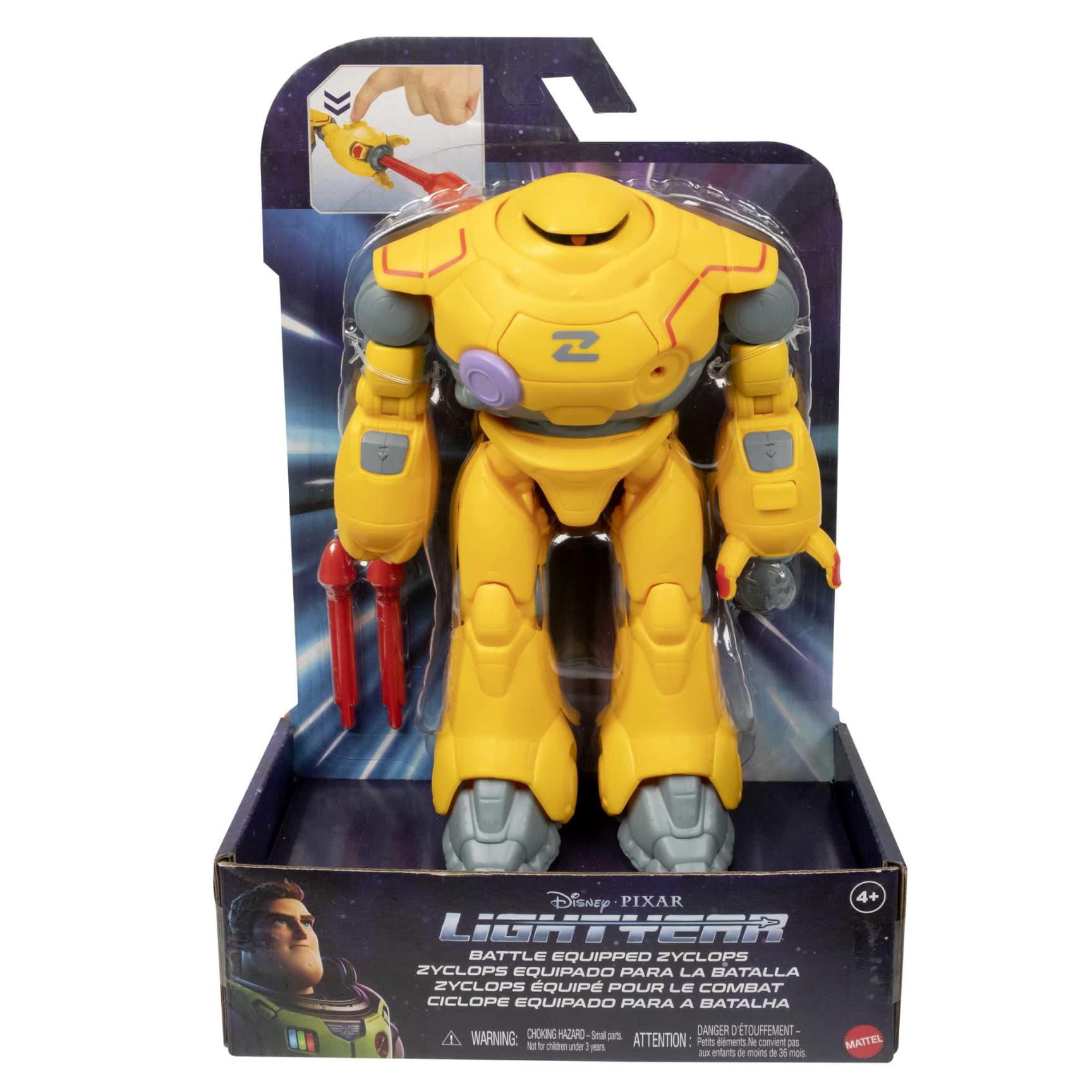 Disney Pixar Lightyear 5 - inch Scale Action - Ready Zyclops Figure with Accessories