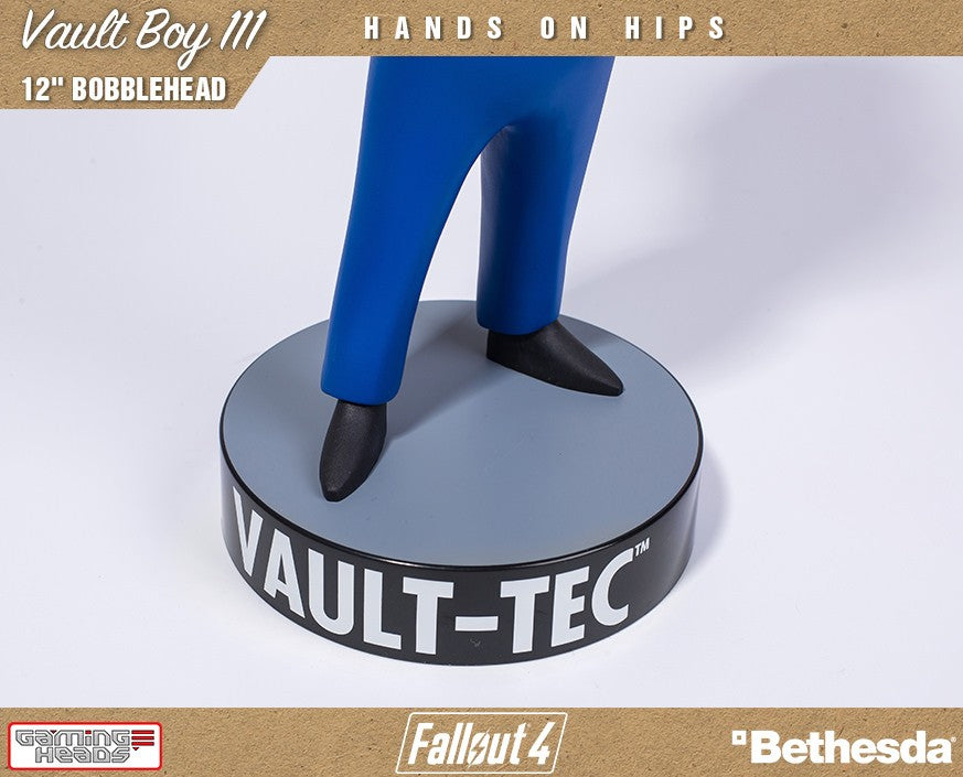 12 - inch Fallout Vault Boy 111 Bobblehead with Hands on Hips