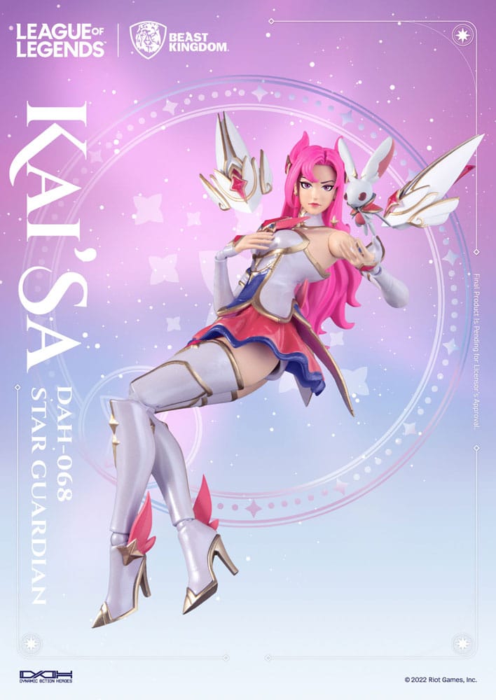 Beast Kingdom League of Legends Dynamic Action Hero DAH - 068 Star Guardian Kai'Sa Collectible Figure