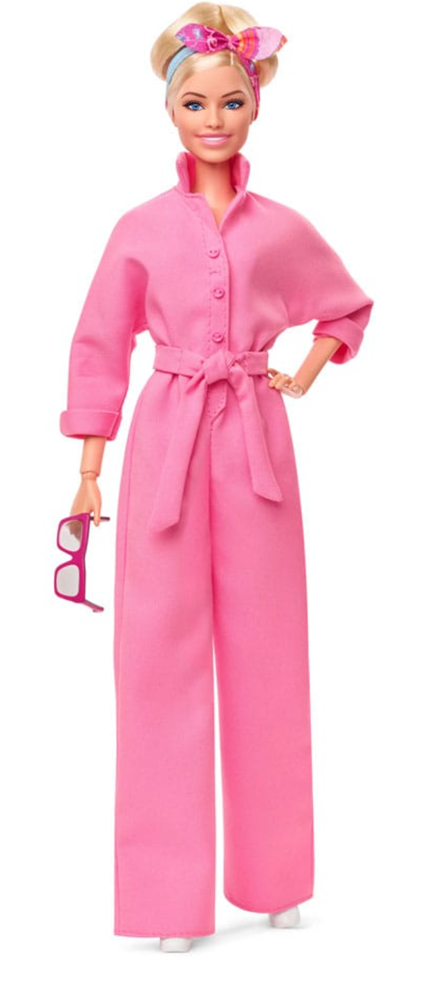 Collectible Barbie The Movie Pink Power Jumpsuit Margot Robbie-Inspired Barbie Doll Toy