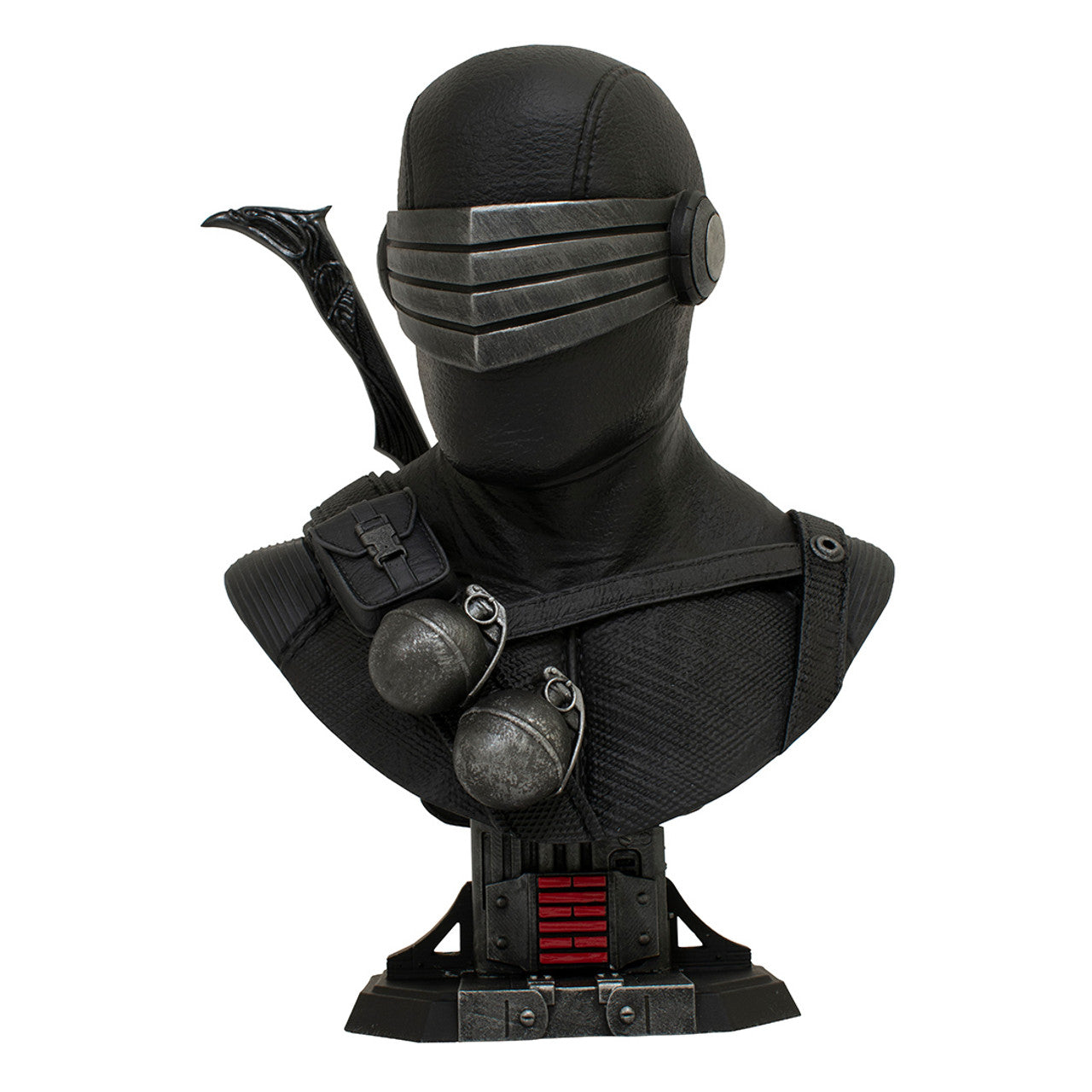 Diamond Select Collectible G.I. Joe Legends 3D Representation Snake Eyes Half-Scale Limited Edition Statue Bust