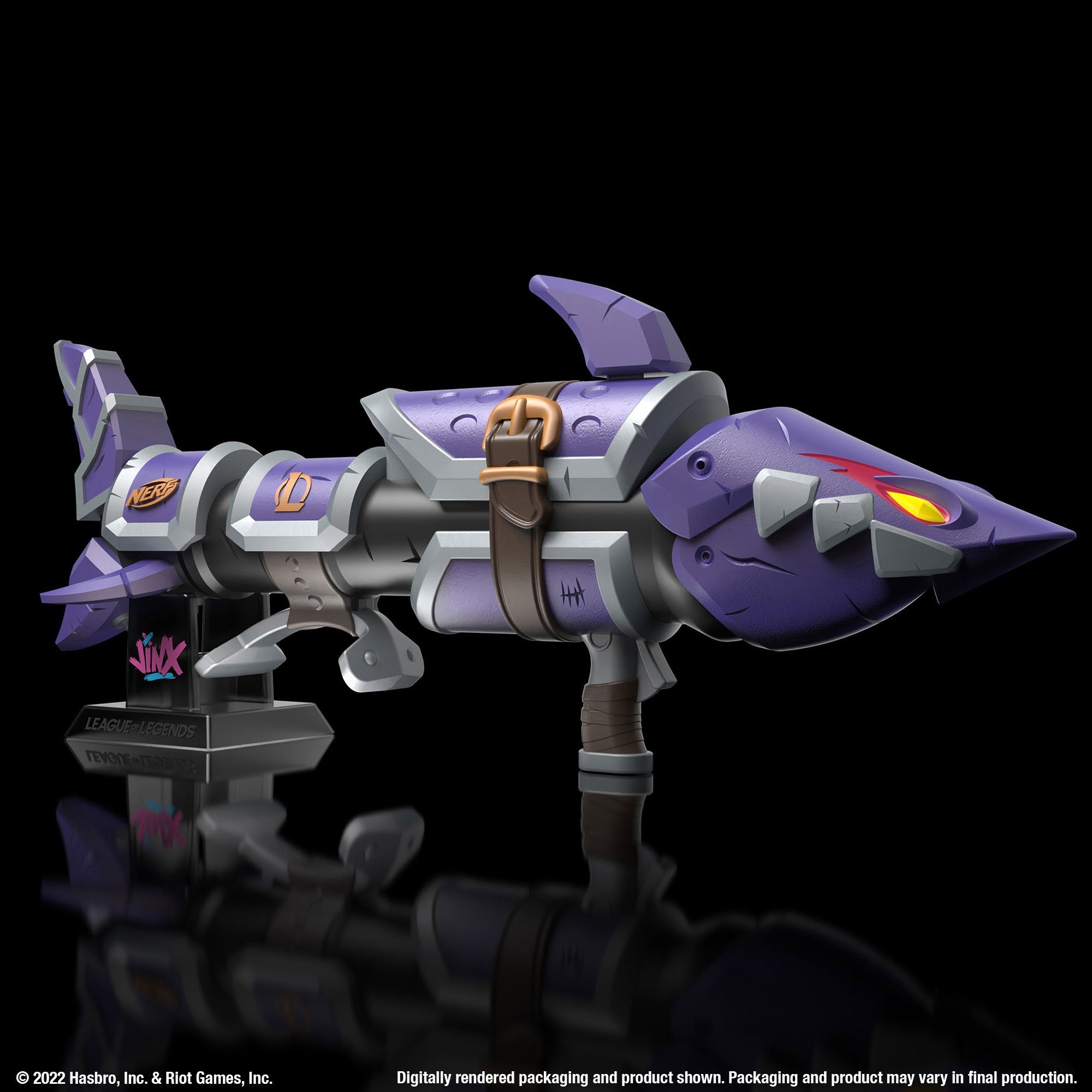 Limited Edition Nerf LMTD League of Legends Inspired Jinx Fishbones Dart Blaster