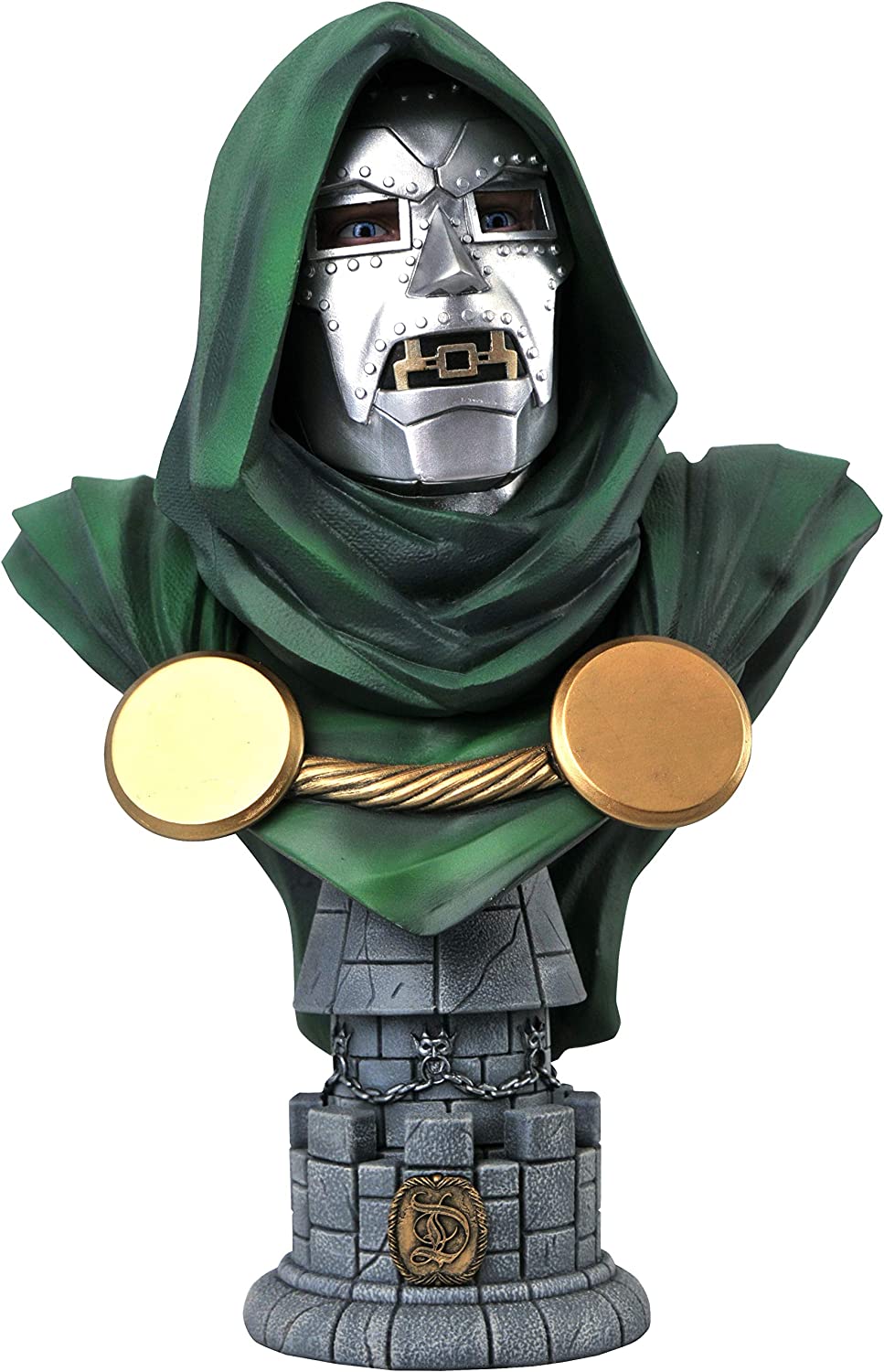 Diamond Select's Marvel Legends 3D 1/2 Scale Limited Edition Statue Bust of Doctor Doom, the Ruler of Latveria