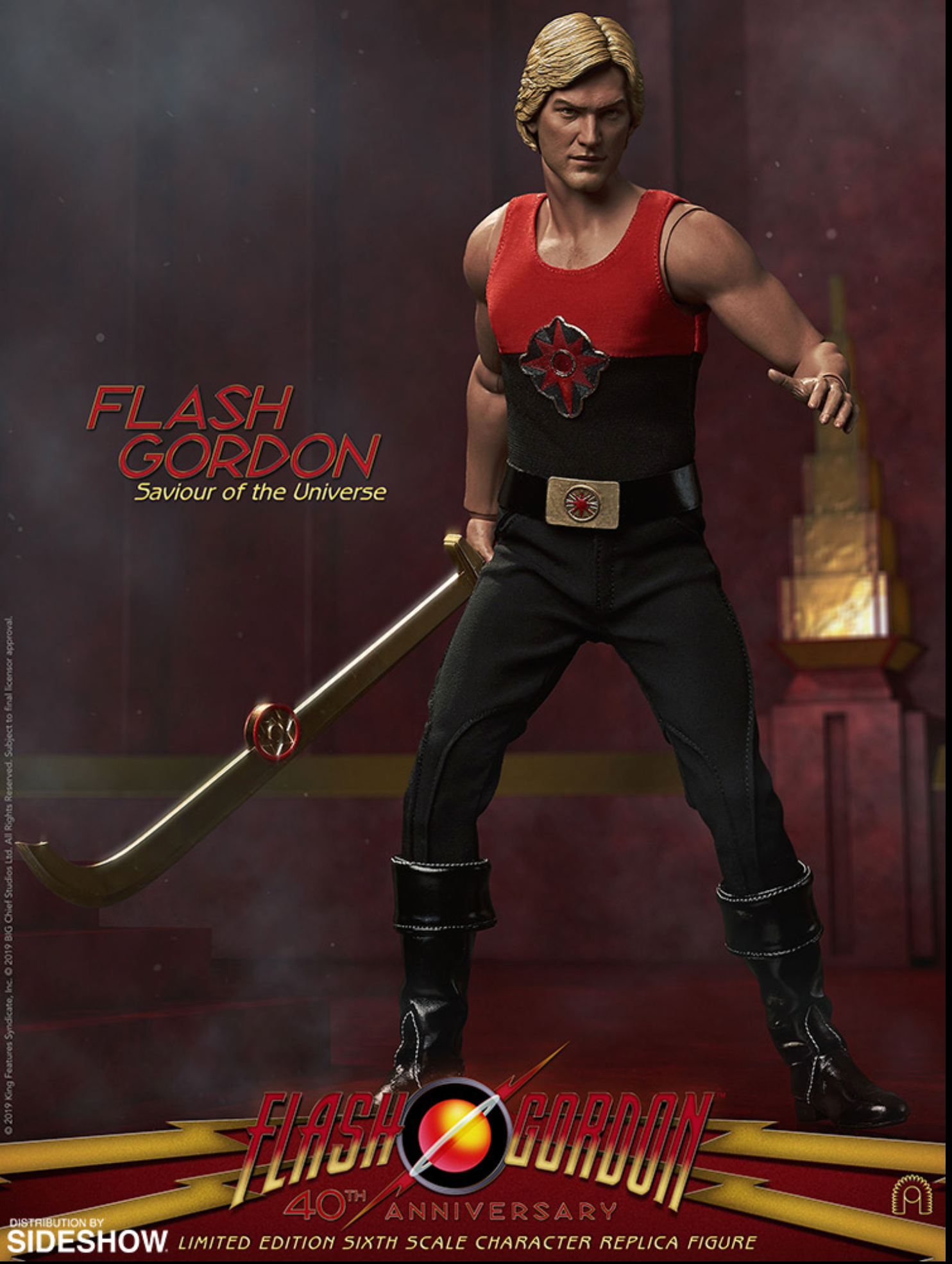Big Chief Studios 1/6 Scale Exclusive Collector Figure of Flash Gordon