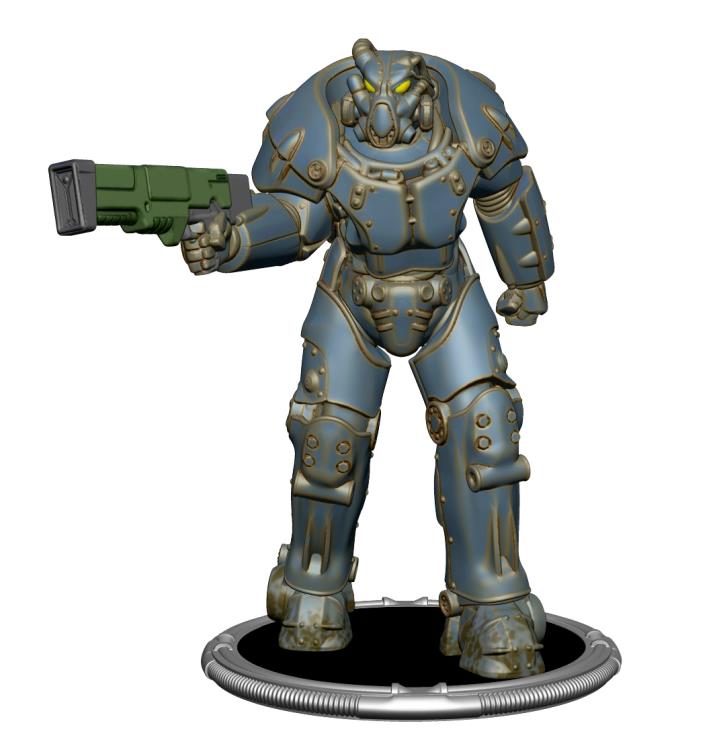 Fallout X - 01 and Protectron 3 - inch Mini Figure Collectible Set