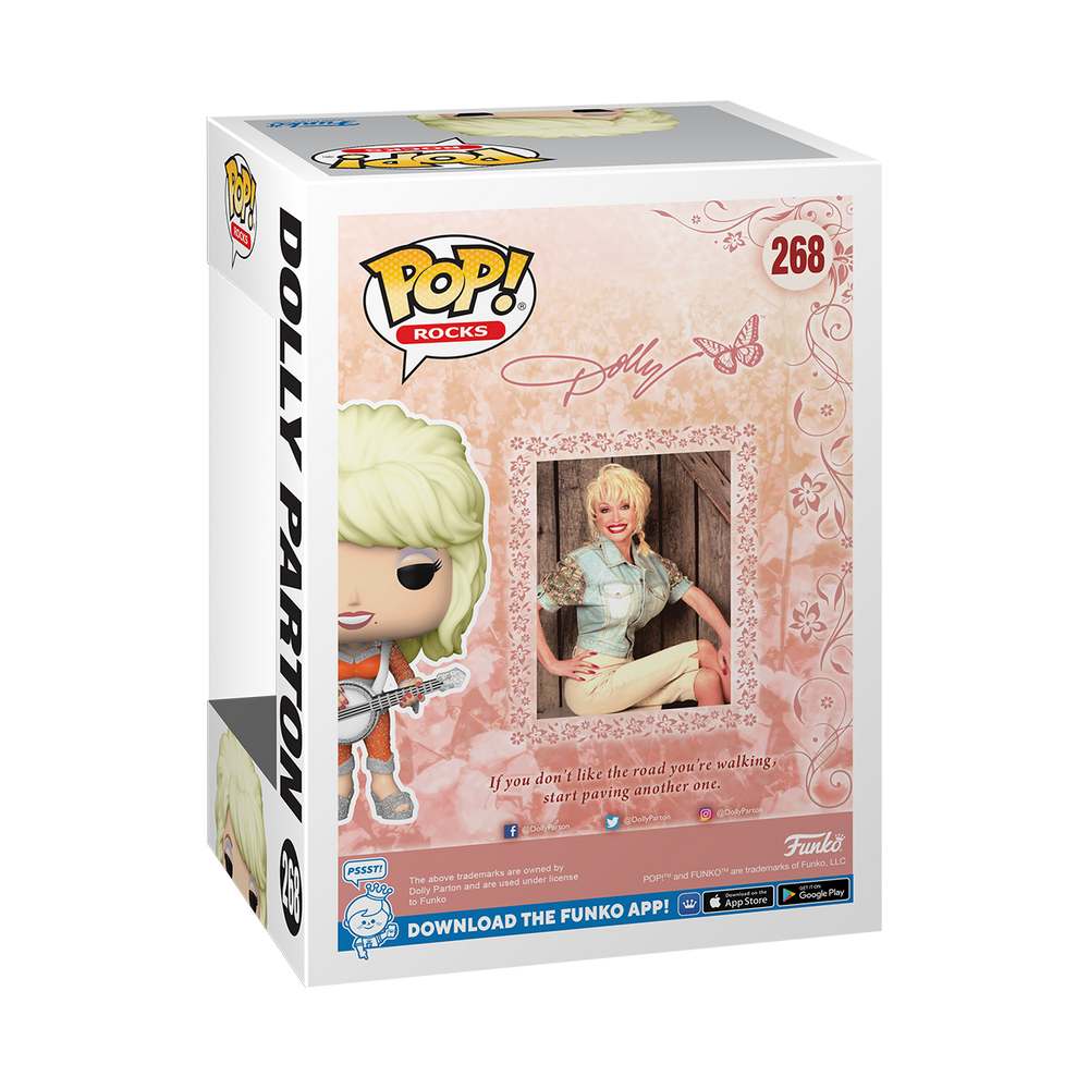 Collectible Dolly Parton Funko Pop! Rocks Vinyl Figurine for Fans