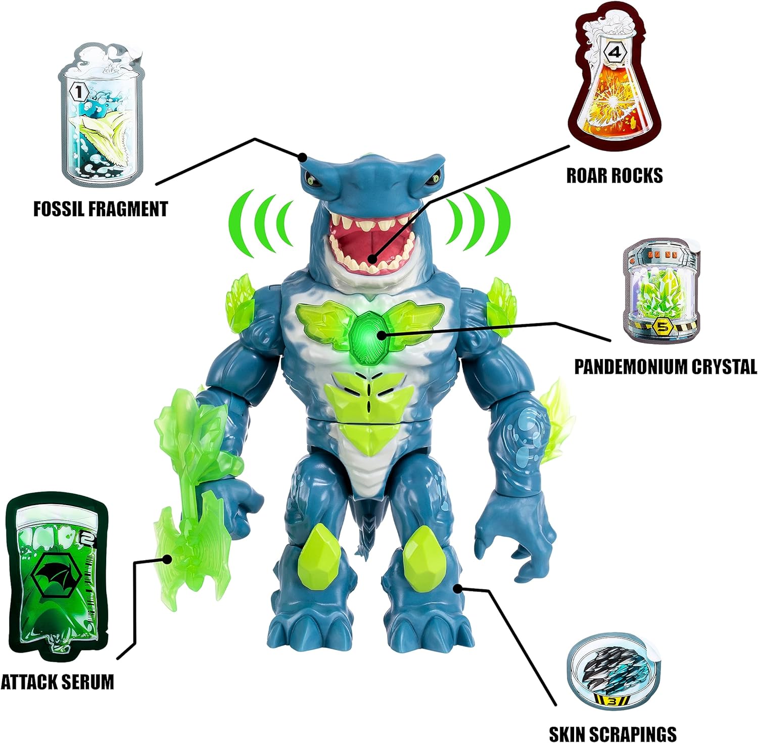 Beast Lab Interactive Shark Beast Creator Playset for Kids Aged 5+