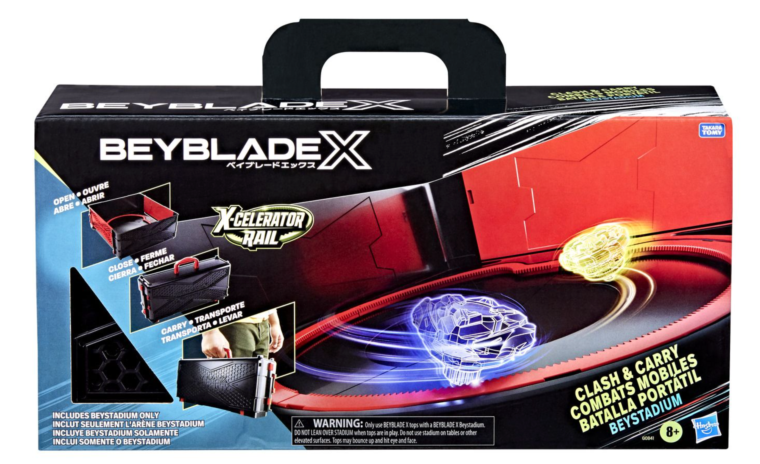 Beyblade X Playset - Portable Clash and Carry Beystadium for Epic Spinning Top Battles