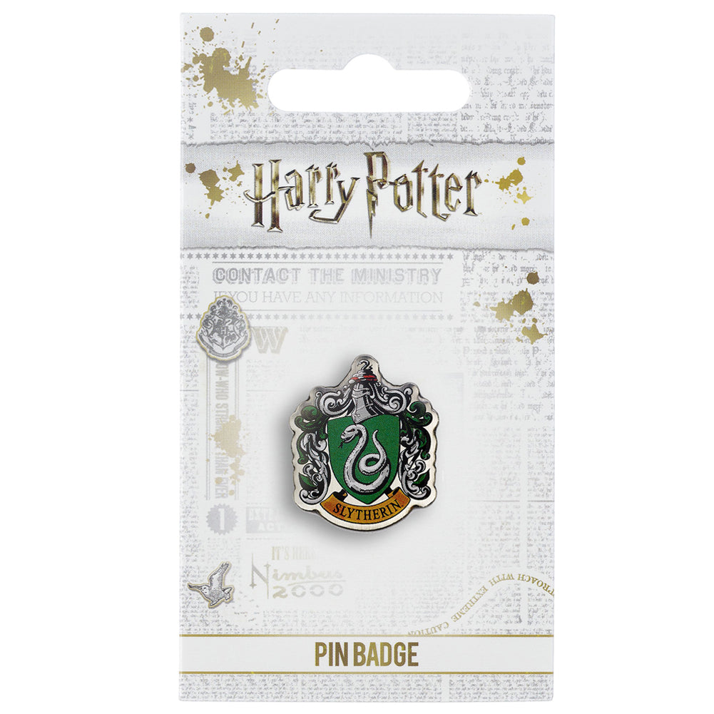 Vibrant Slytherin Enamel Pin Badge Inspired by Harry Potter