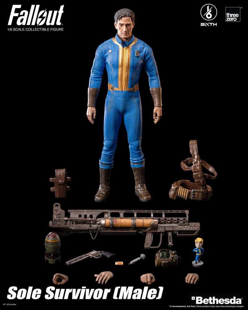 Fallout 4 Male Sole Survivor 1/6 Scale Collectible FigZero Action Figure