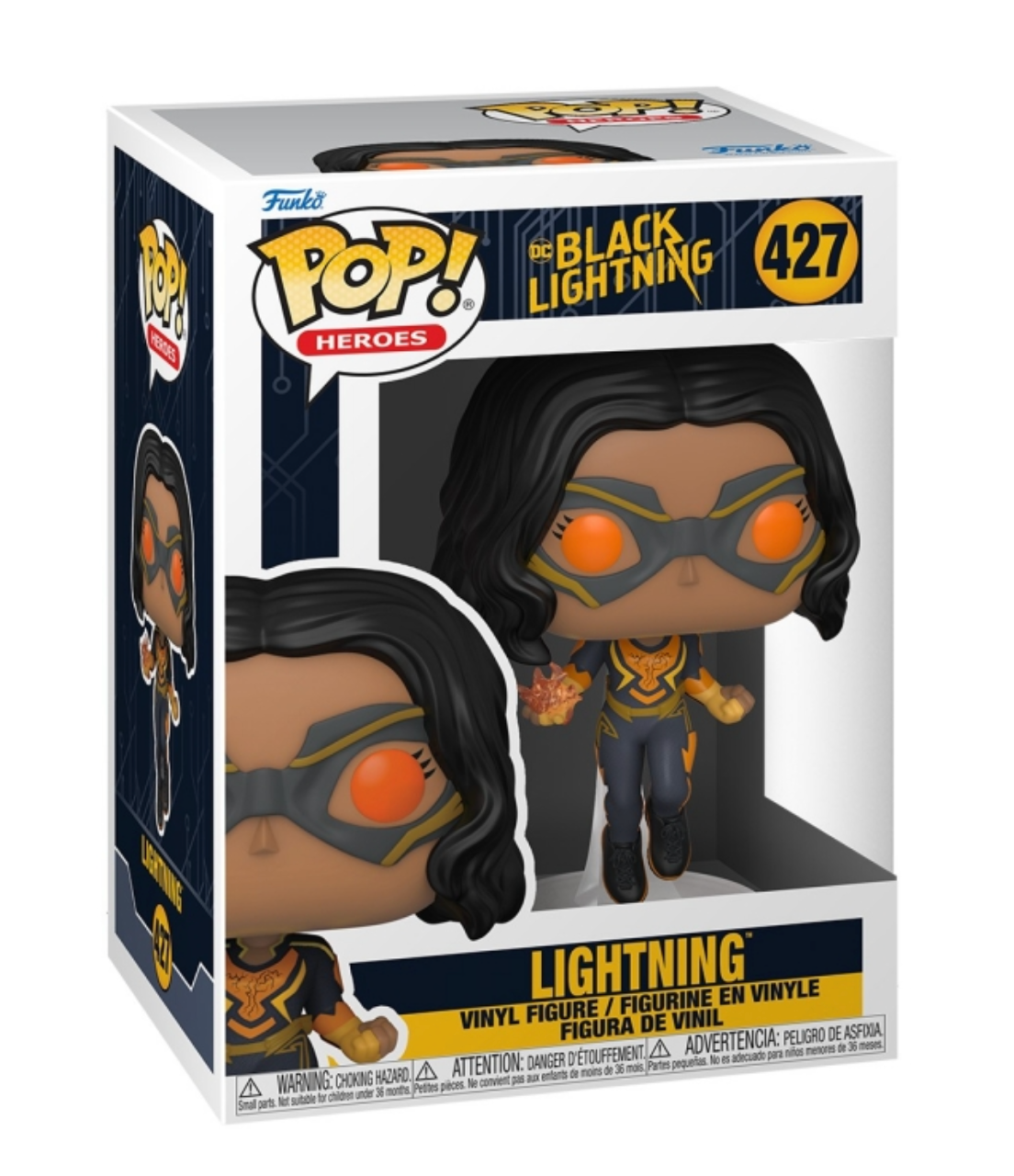 Lightning Themed DC Comics Black Lightning Collectible Funko Pop! Vinyl Action Figure