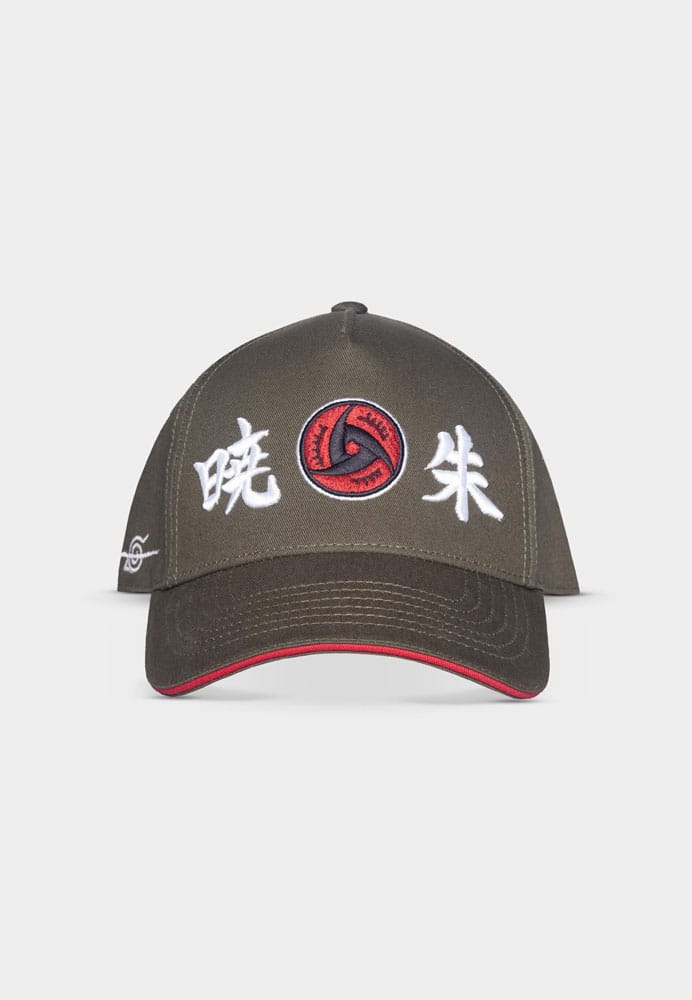 Naruto Shippuden Licensed Akatsuki Clan Adjustable Curved Bill Cotton Baseball Cap