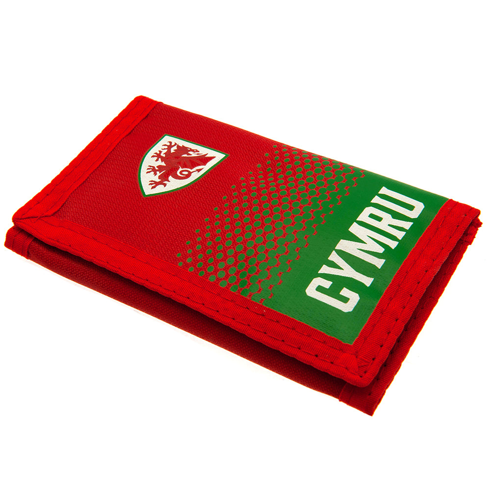 Fashionable Wales Fade Design Polyester Wallet for Everyday Use