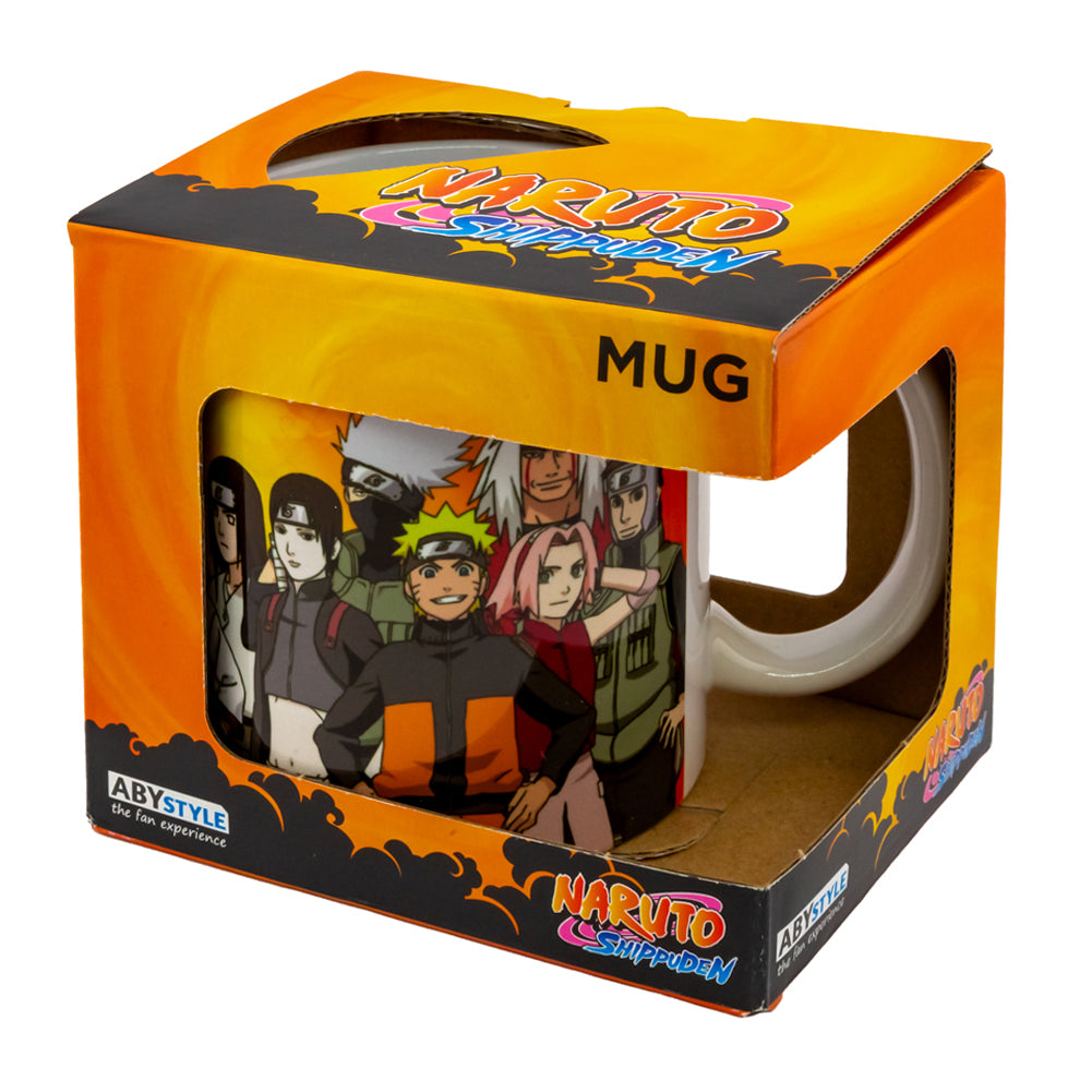 Naruto Shippuden Konoha Ninjas Design Ceramic Coffee Mug
