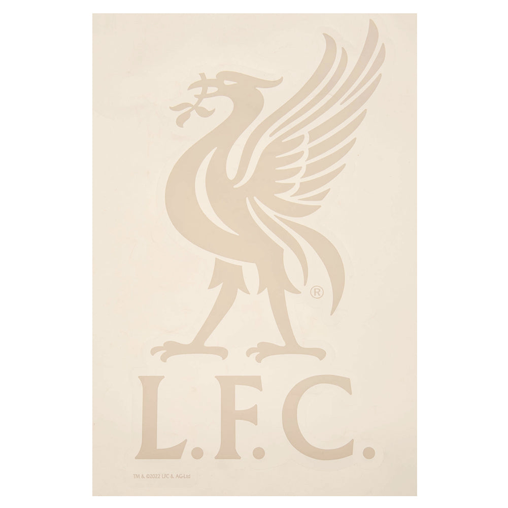 Large-Sized A4 Liverpool Football Club Liverbird Automobile Decal for Car Decoration