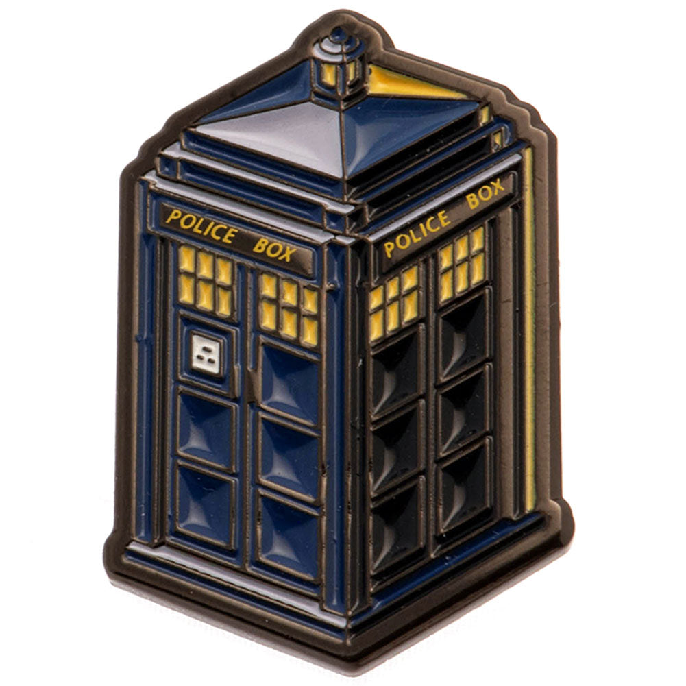 Doctor Who Collectible Enamel Pin Badge Featuring the Iconic Blue Tardis