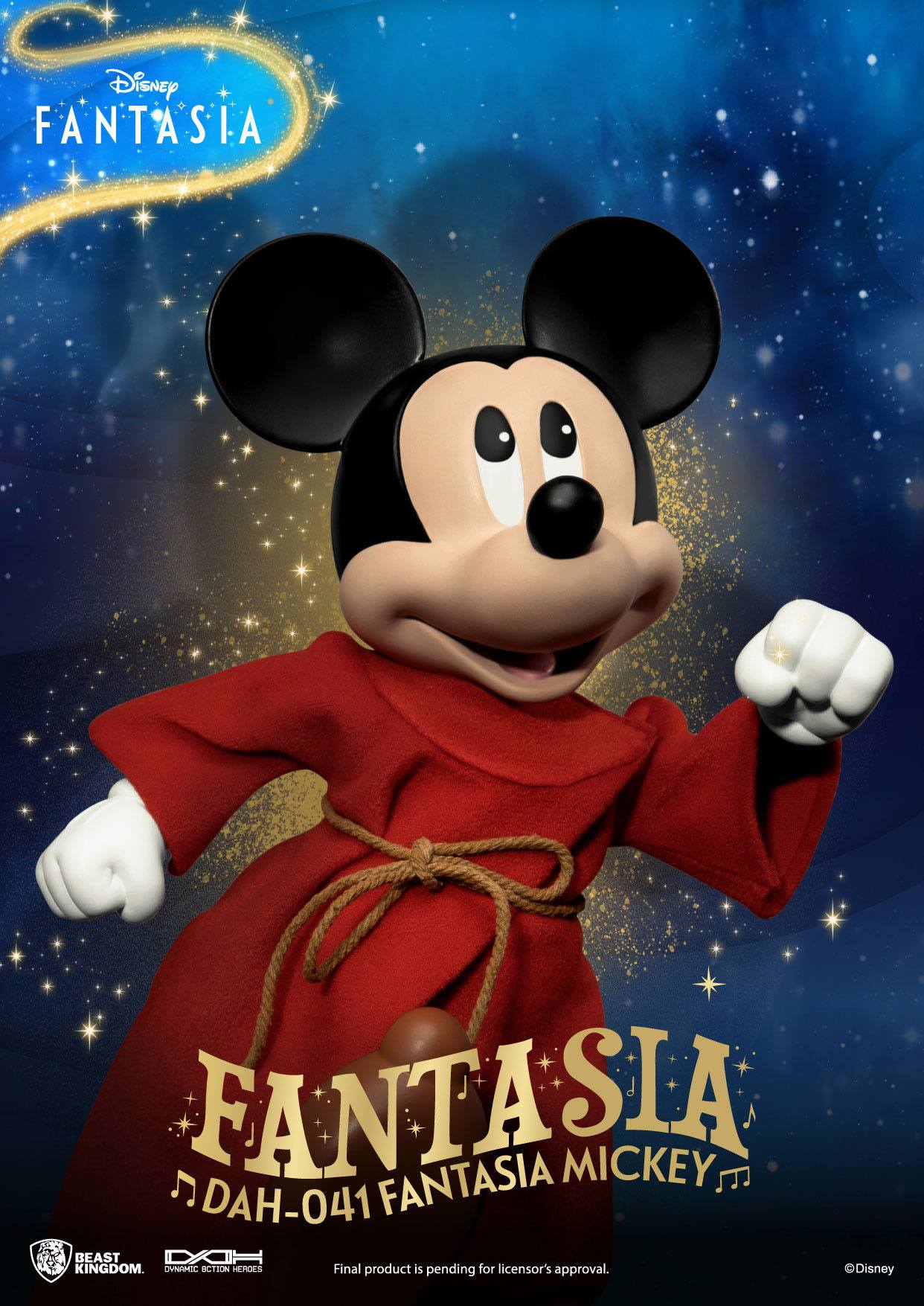 Disney Classic Dynamic Action Figures - 1/9 Scale Mickey Fantasia Deluxe Edition Collectible Heroes
