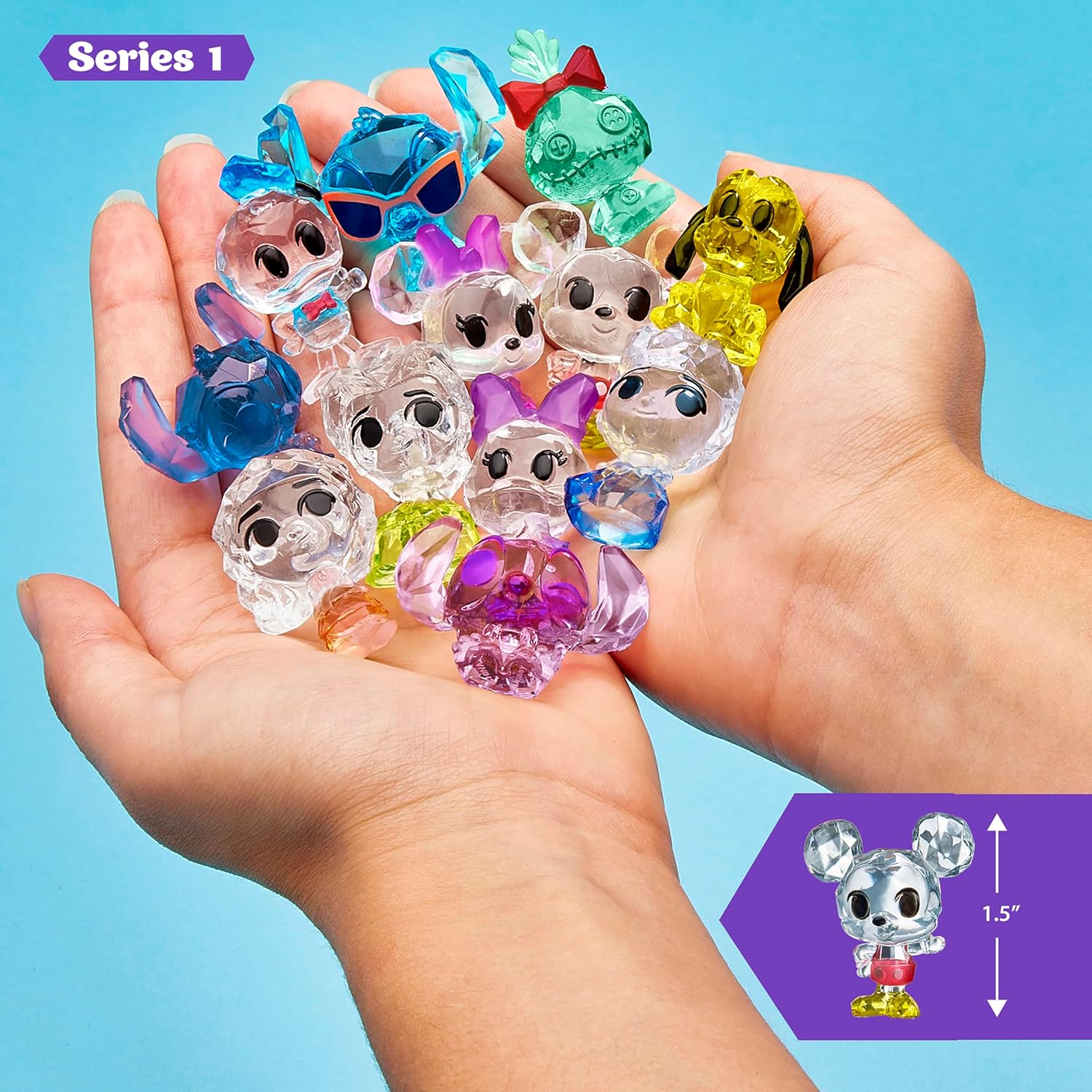 Disney Series 1 Crystal Surprise Mix & Play Collectible Capsules