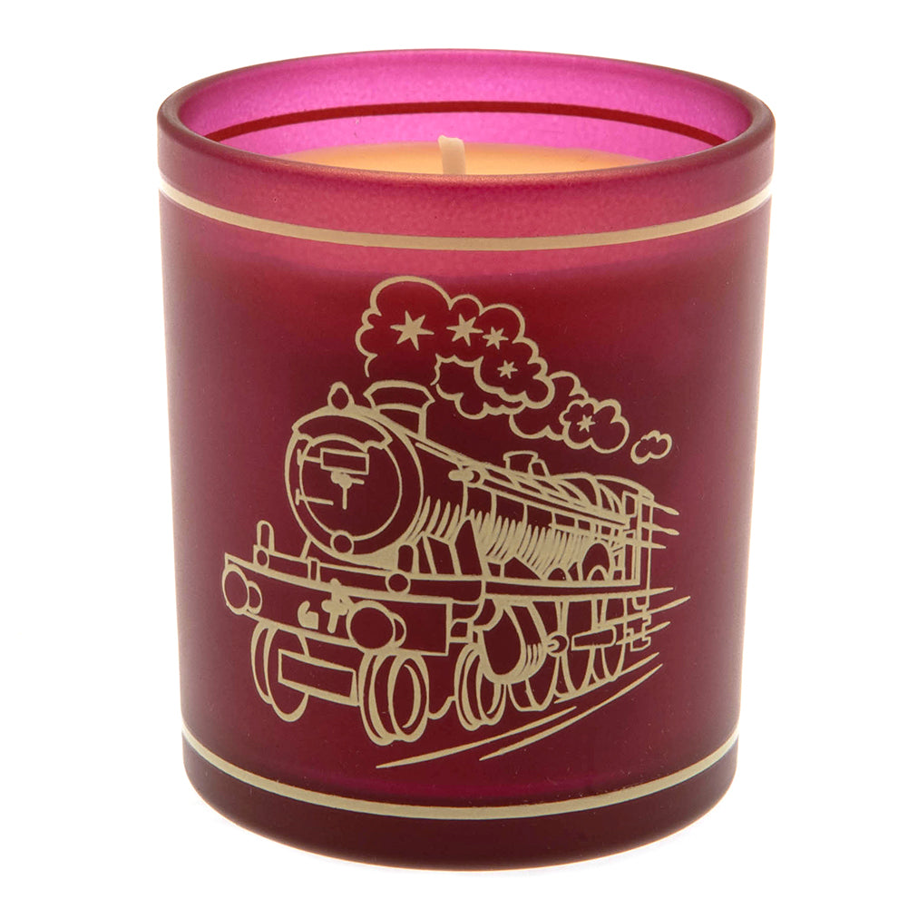 Unscented Harry Potter Themed 9 & 3 Quarters Glass Container Candle