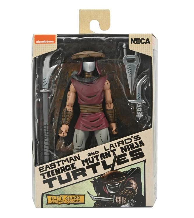 NECA 7-Inch Collectible Action Figure of Teenage Mutant Ninja Turtles Elite Guard Ninja in Classic Color Scheme Inspired by Mirage Comics