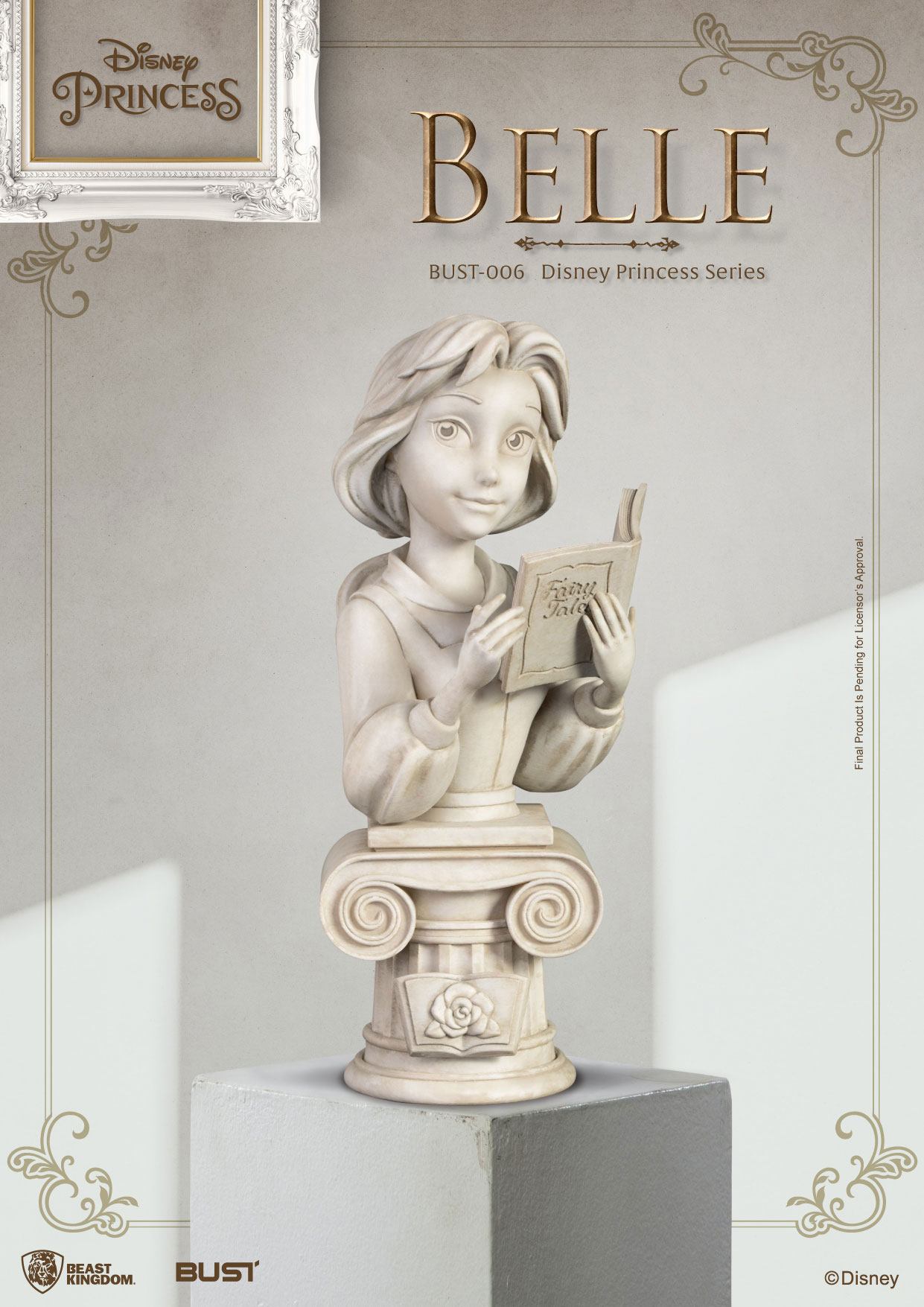 Beast Kingdom's Exquisite Disney Princess Series Belle Bust Statue