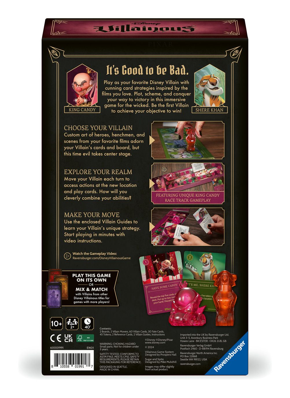 Disney Villainous Sugar and Spite Stand - Alone Expansion Card Game