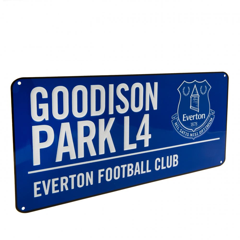 Everton Football Club Decorative Colourful Street Sign for Wall Hanging