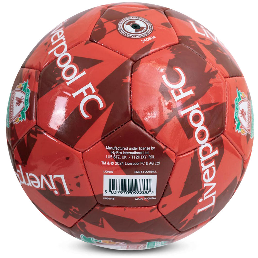 Liverpool FC Graffiti-Style Red PVC Everyday Football for 14+