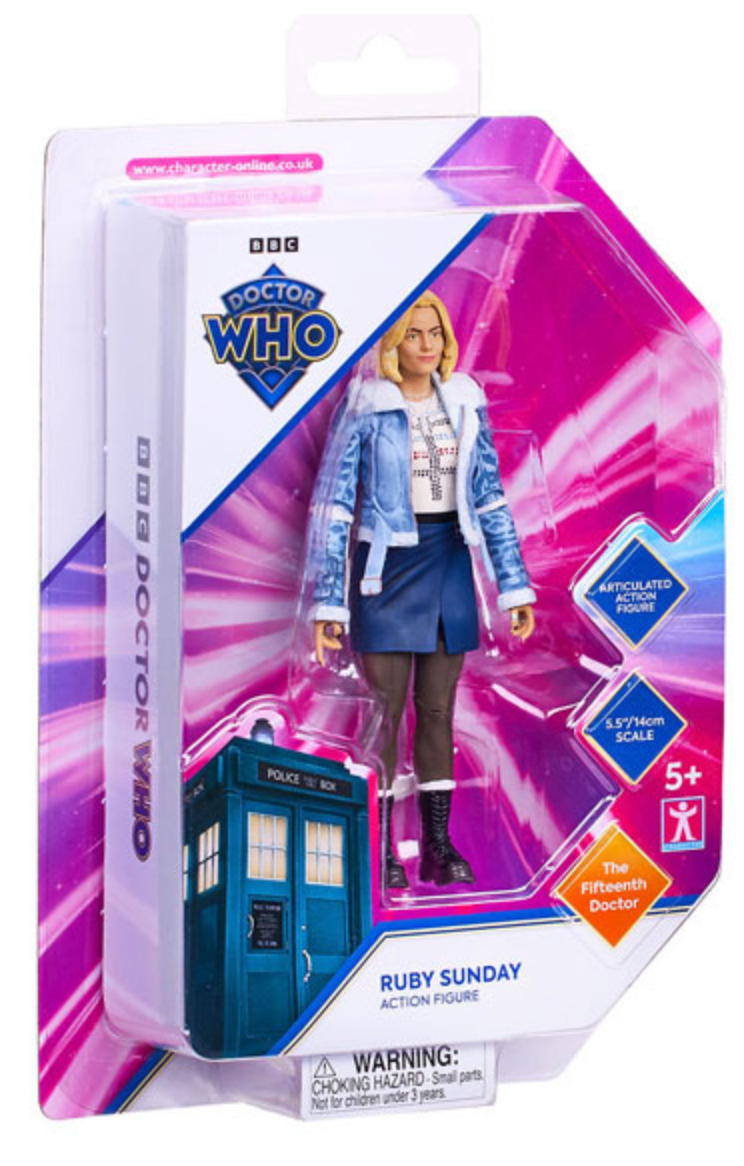 Doctor Who Collectible 5.5-Inch Action Figures Bundle: The 15th Doctor and Ruby Sunday