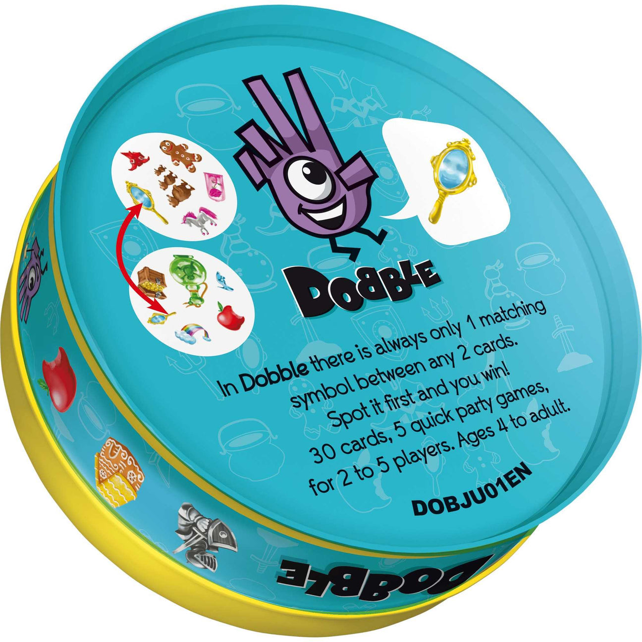 Dobble Junior Card Game: Two New - Theme Games for 4+