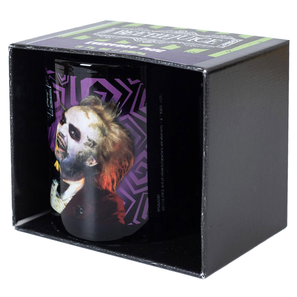 Beetlejuice Themed Ceramic Coffee Mug for Daily Use