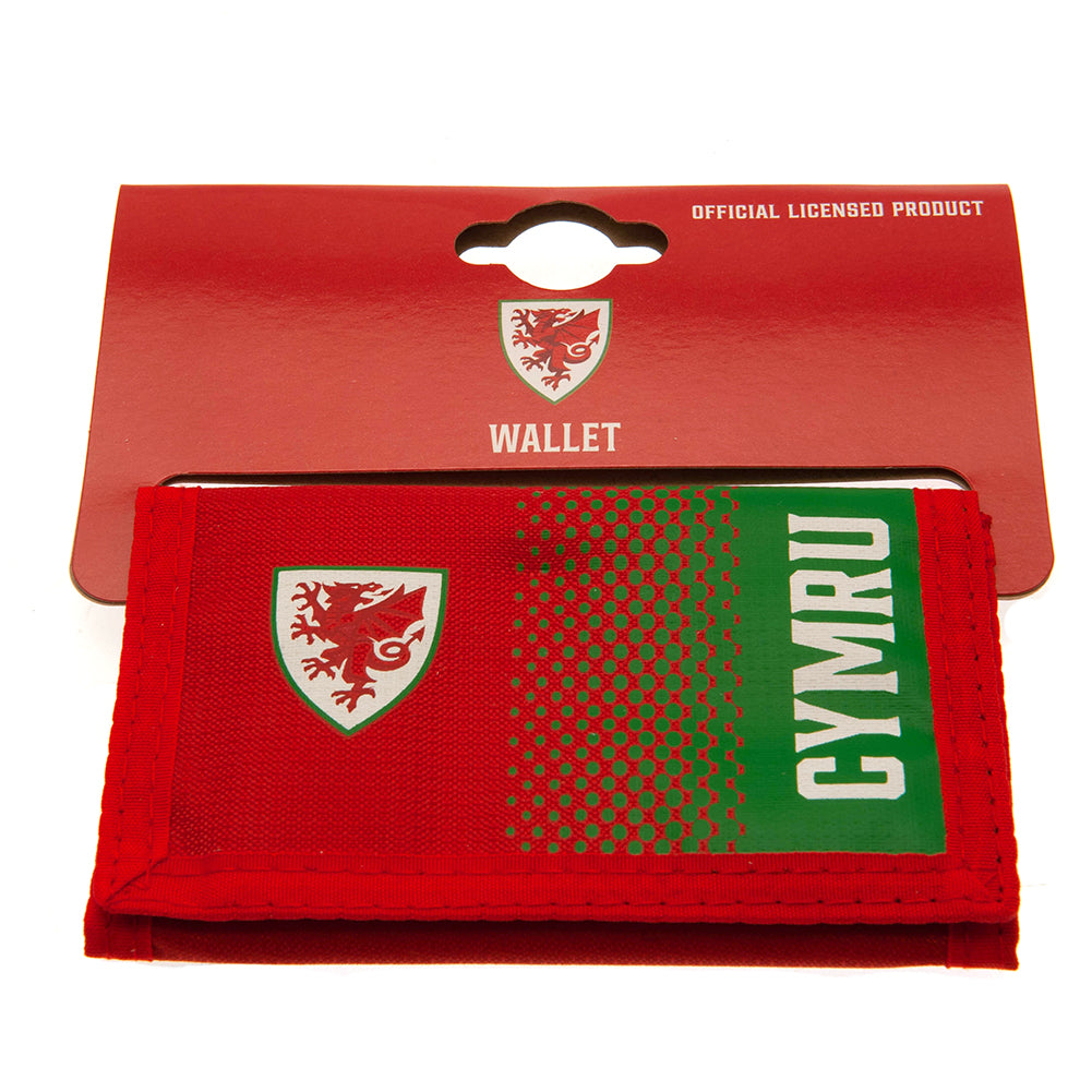 Fashionable Wales Fade Design Polyester Wallet for Everyday Use
