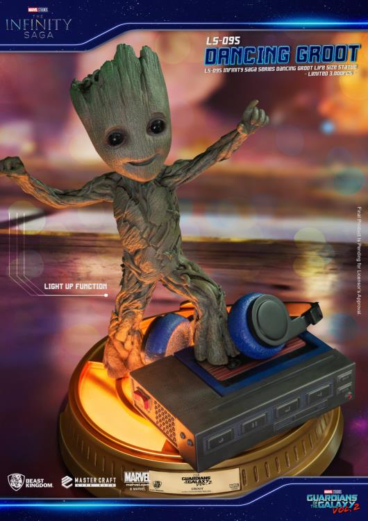 Exclusive Limited Edition Life-Sized Dancing Groot Statue from Guardians of the Galaxy Vol. 2 in the Infinity Saga