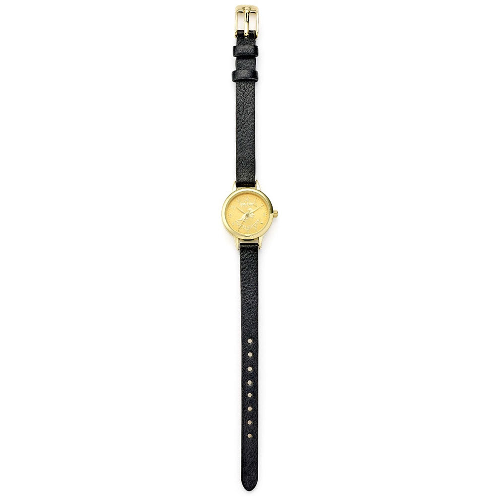 Stylish Ladies Hufflepuff Harry Potter Gold - Plated Colour Dial Watch