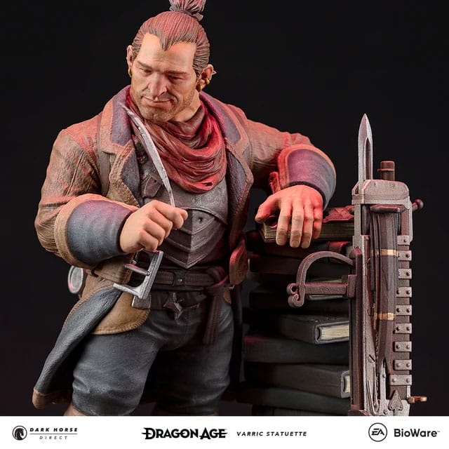 Limited Edition Collectible Dragon Age Varric Tethras Statue Figurine