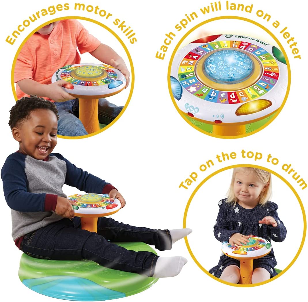 LeapFrog Interactive Letter-Go-Round for Toddlers (18 Months - 5 Years)