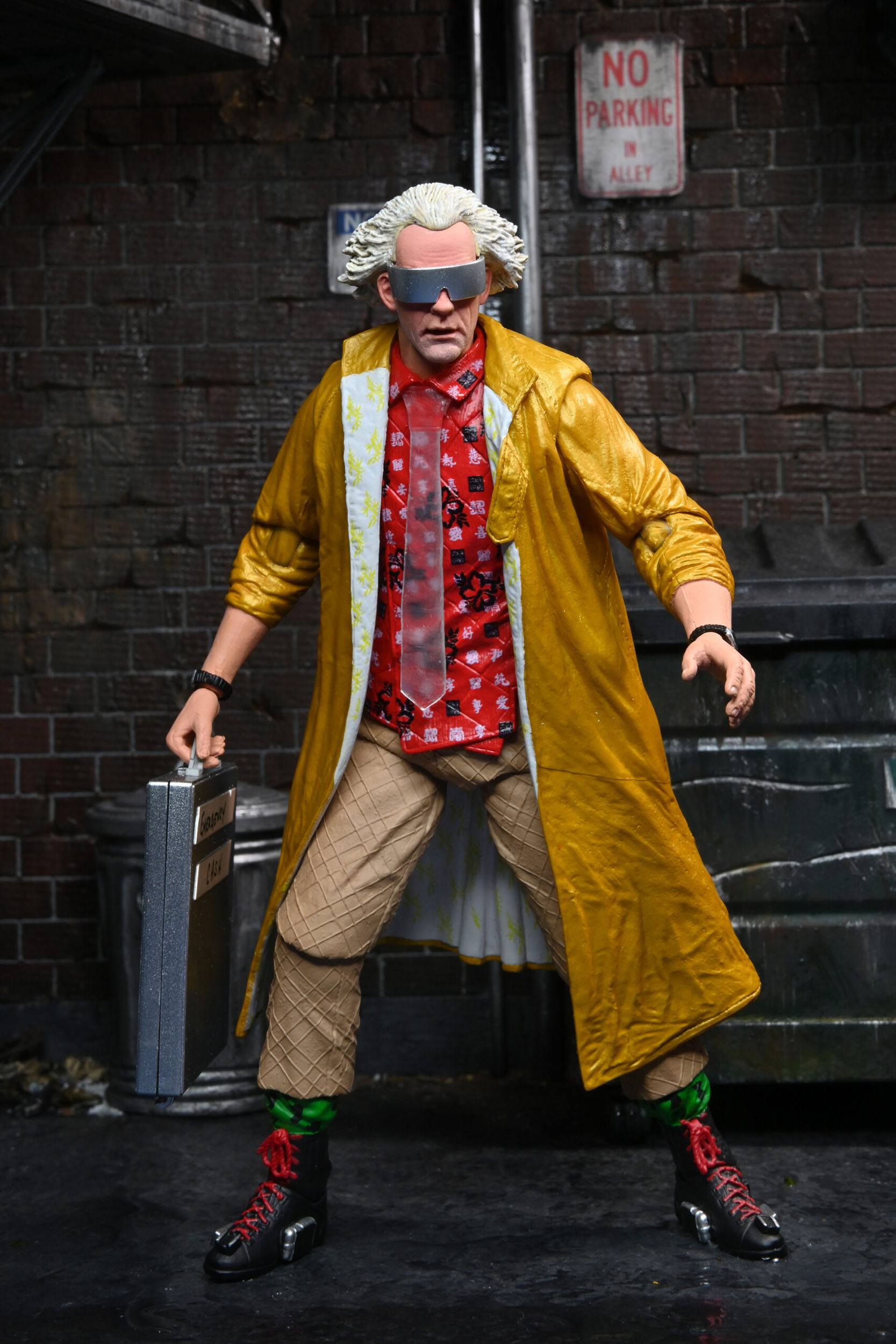 NECA Ultimate 2015 Doc Brown Action Figure from Back to the Future Part 2