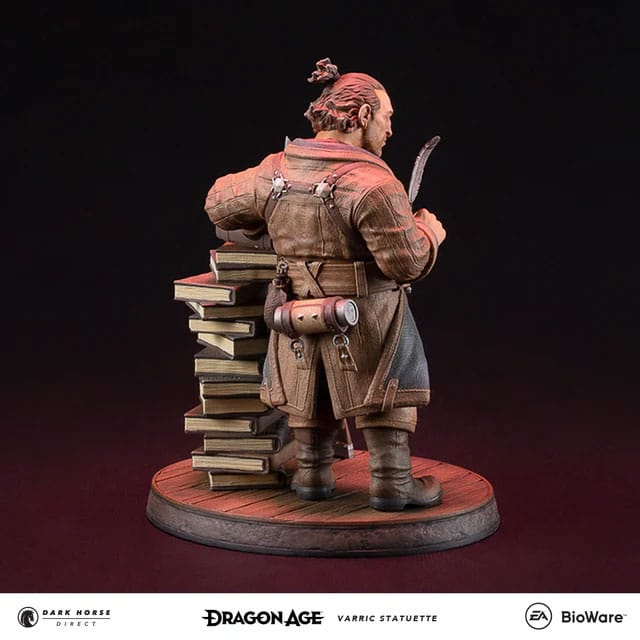 Limited Edition Collectible Dragon Age Varric Tethras Statue Figurine