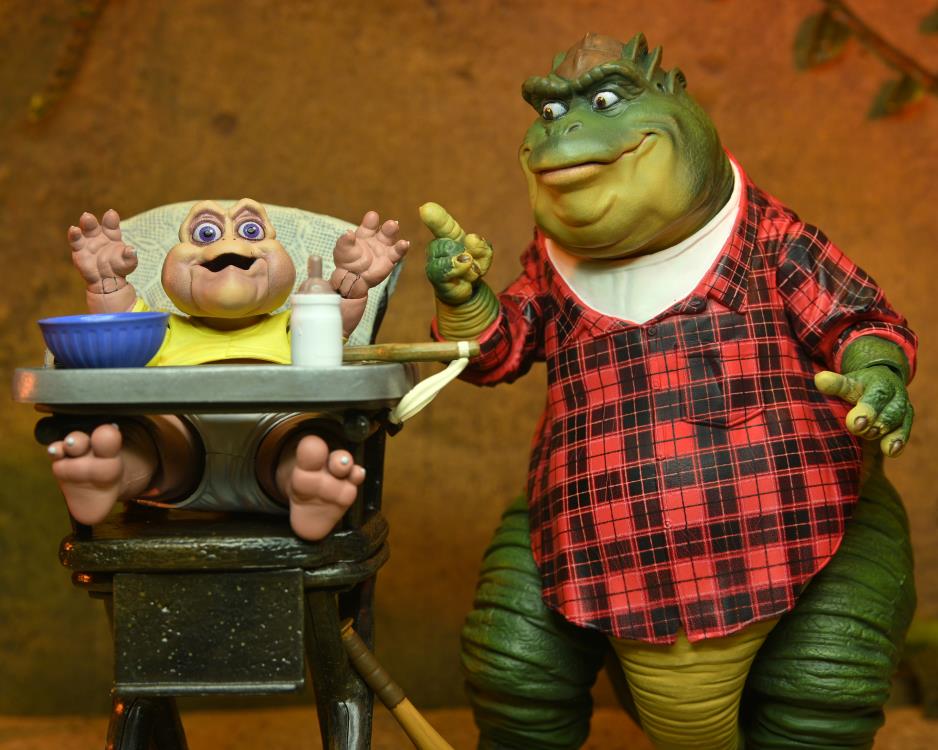NECA Ultimate 7-Inch Scale Action Figure of Baby Sinclair from the Dinosaurs TV Series